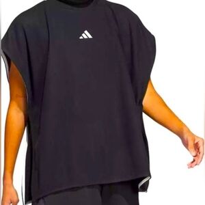Adidas ($160) Black Monogram Basketball Poncho Jacket